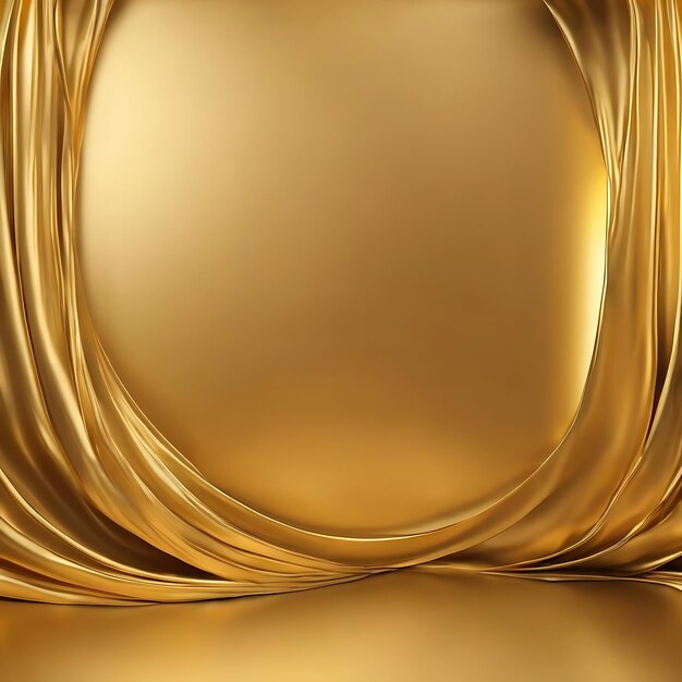 Photo abstract luxury gold yellow gradient studio wall well use as backgroundlayoutbanner and product p