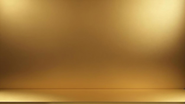 Abstract luxury gold yellow gradient studio wall well use as backgroundlayoutbanner and product p