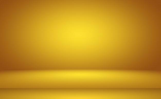 Abstract luxury gold yellow gradient studio wall well use as backgroundlayoutbanner and product pres...