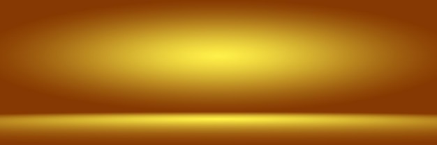 Abstract luxury gold yellow gradient studio wall well use as backgroundlayoutbanner and product pres.