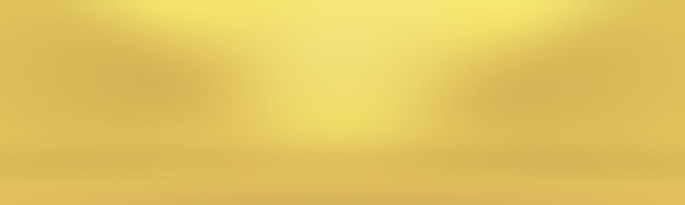 Abstract Luxury Gold yellow gradient studio wall well use as backgroundlayoutbanner and product presentation