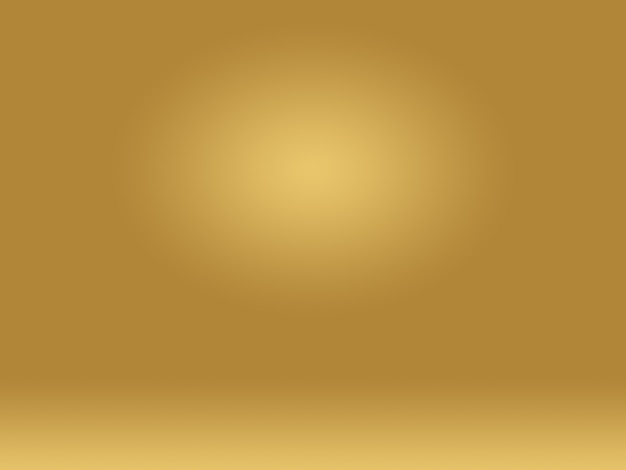 Abstract Luxury Gold yellow gradient studio wall