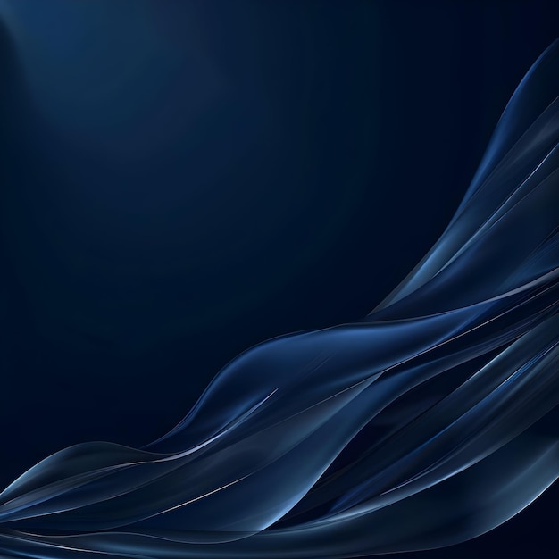 Абстрактный роскошный градиент синий фон гладкий темно-синий с черной виньеткой студийный баннер