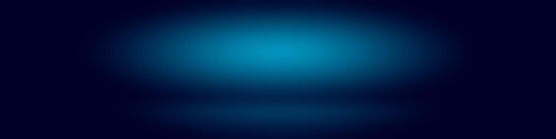 Foto sfondo blu sfumato di lusso astratto blu scuro liscio con banner da studio vignetta nera