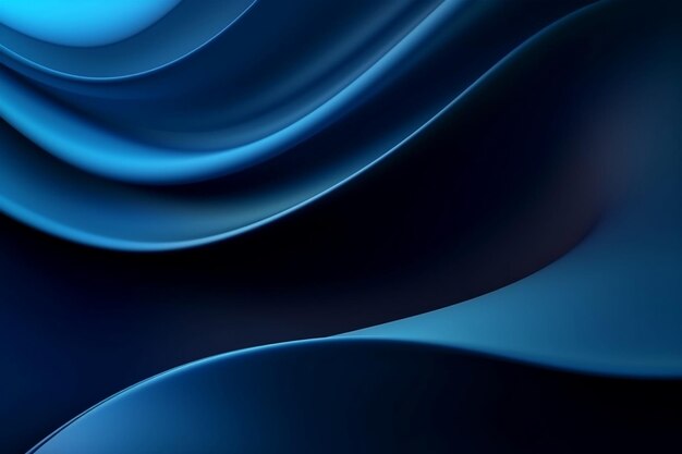 abstract luxury gradient blue background smooth dark blue with black vignette