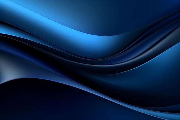 abstract luxury gradient blue background smooth dark blue with black vignette