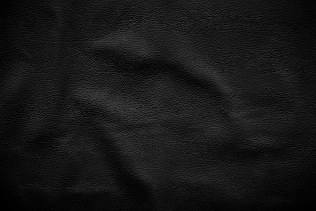 Abstract luxury leather black texture for background Dark Gray color leather for work design or backdrop product