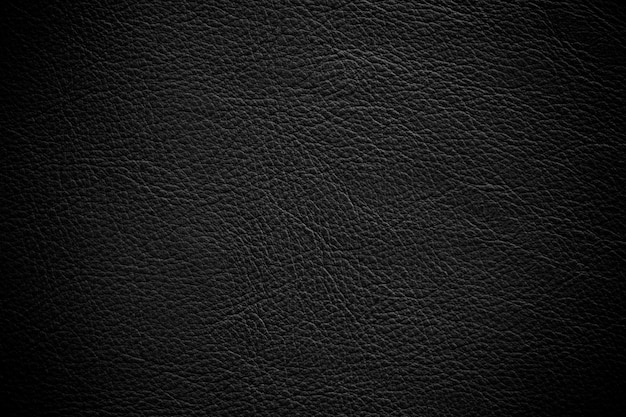 Abstract luxury leather black texture for background Dark Gray color leather for work design or backdrop product