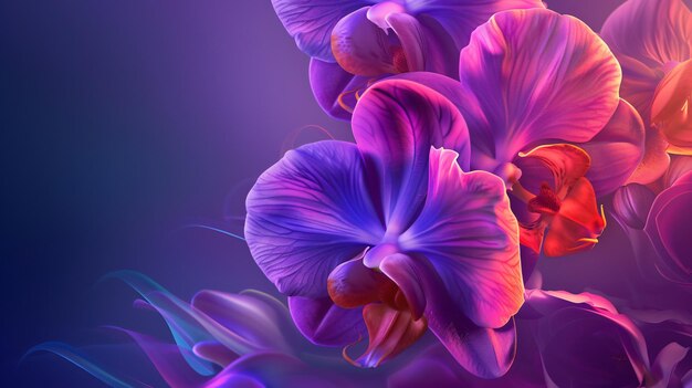 Abstract luxury orchid color gradient background