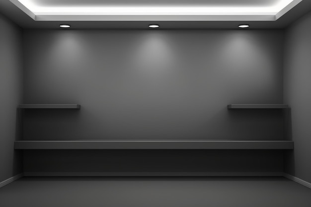 Абстрактная роскошь простой размытый серый и черный градиент используется в качестве фоновой стены студии для отображения вашего р