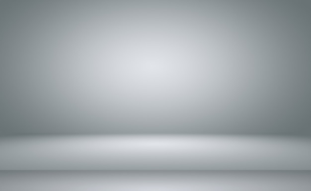 Photo abstract luxury plain blur grey and black gradient, used as background studio wall for display your products.