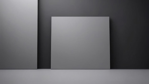 추상적인 럭셔리 평평한 흐릿한 회색과 검은색 그라디언트는 제품을 표시하기 위해 스튜디오 벽으로 사용됩니다.