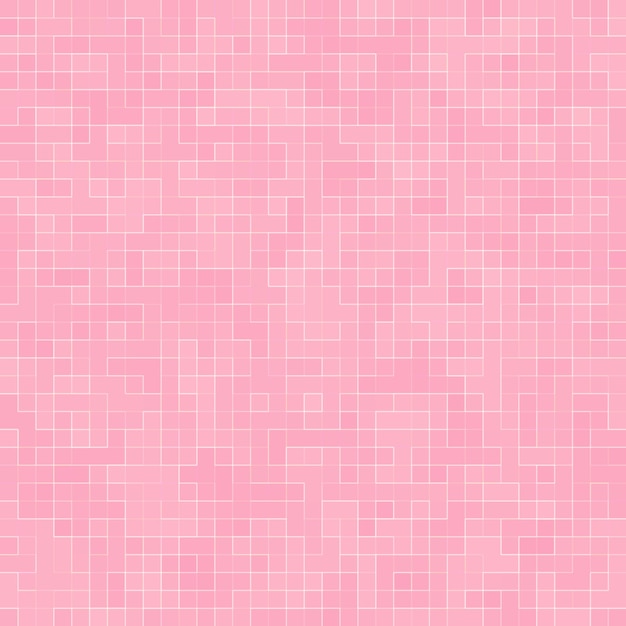 Abstract Luxury Sweet Pastel Pink Tone Wall Floor Tile Glass Seamless Pattern Mosaic