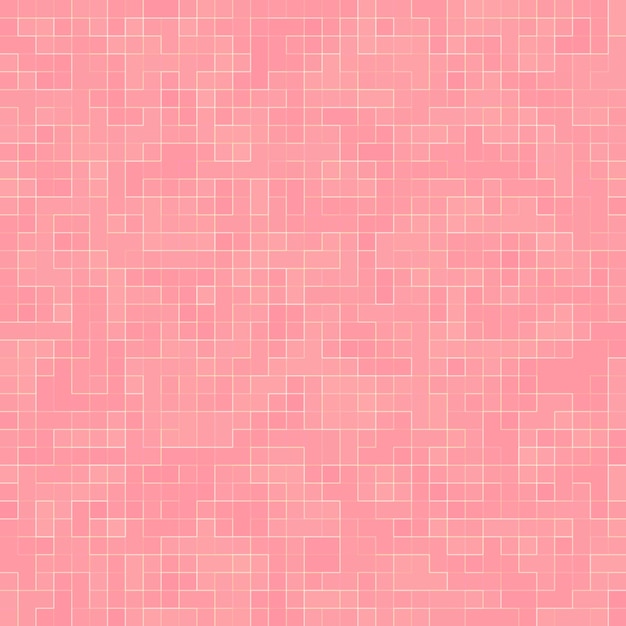 Abstract Luxury Sweet Pastel Pink Tone Wall Floor Tile Glass Seamless Pattern Mosaic