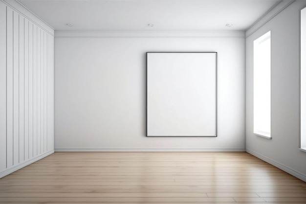 Photo abstract luxury white gradient wall and empty studio room background generative ai