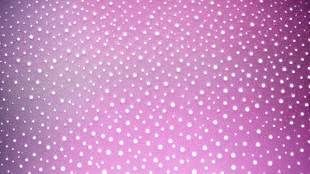 Foto macro astratto di gocce d'acqua su superficie lucida con gesso rosa