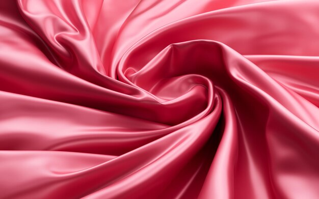 Abstract magenta fabric silk texture background 3d rendering