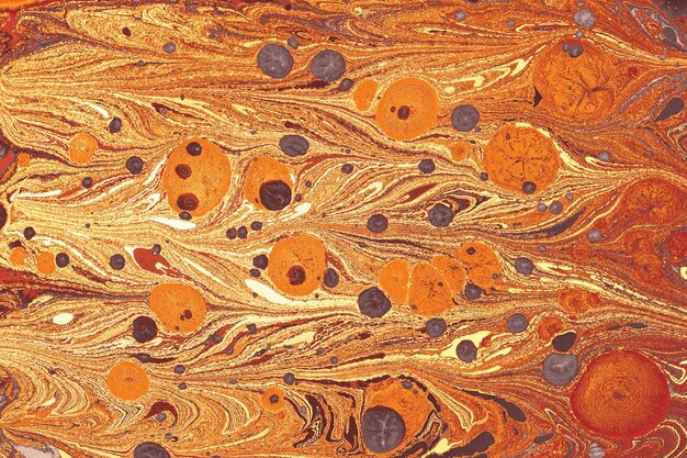 Abstract marble floral pattern texture Traditional art of Ebru marbling