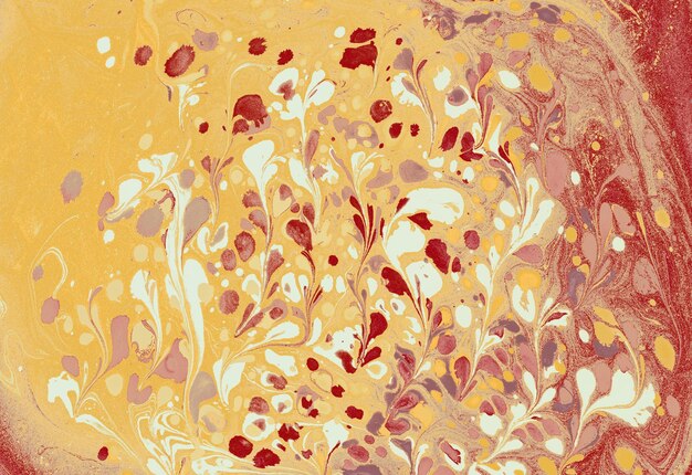 Abstract marble floral pattern texture Traditional art of Ebru marbling