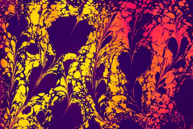Абстрактная текстура мраморного цветочного узора Традиционное искусство мраморности Эбру