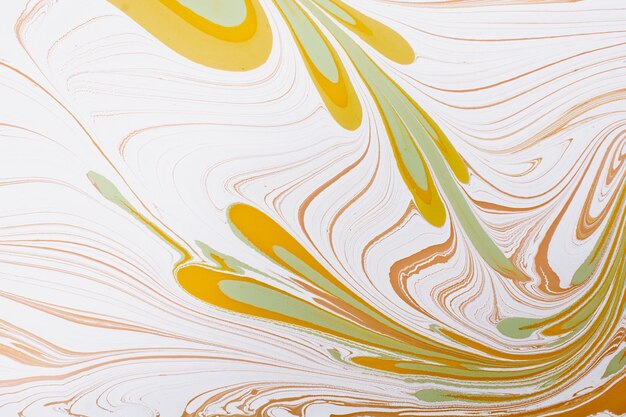 Abstract marble texture floral pattern Traditional art of Ebru marbling