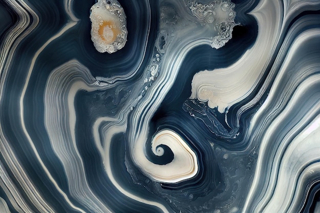 Abstract Marble Waves Acrylic Background Agate Ripple Pattern