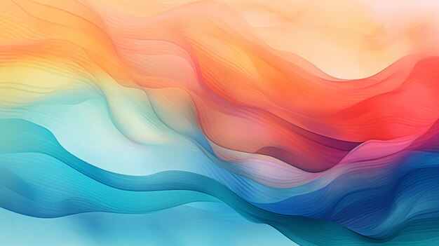 Photo abstract marbled acrylic paint ink painted waves painting texture colorful background banner