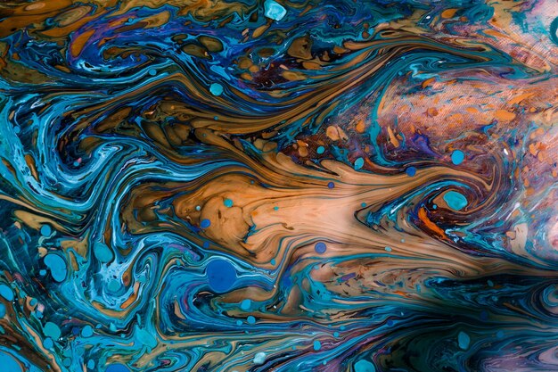 Abstract marbling art patterns as colorful background