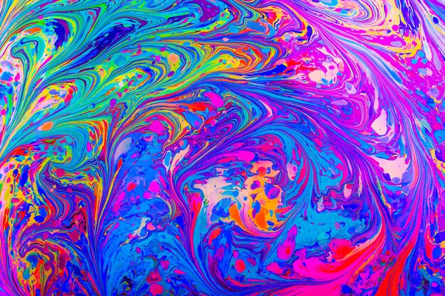 Abstract marbling art patterns as colorful background