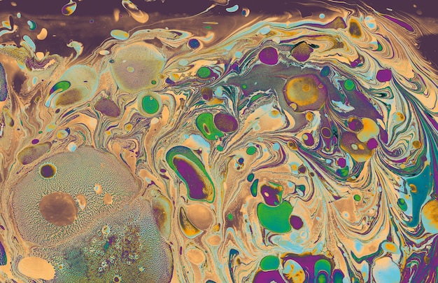 Abstract marbling art patterns as colorful background