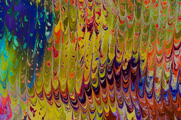 abstract marbling art patterns in paint as background