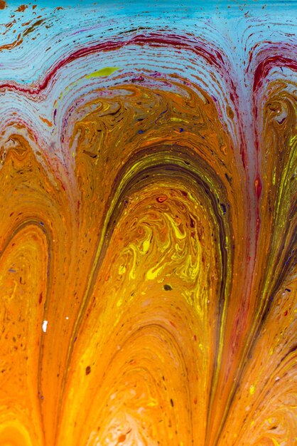 Abstract marbling art patterns in paint as background