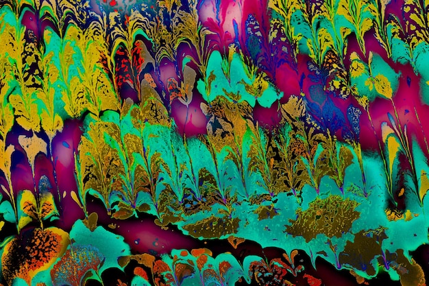 abstract marbling art patterns in paint as background