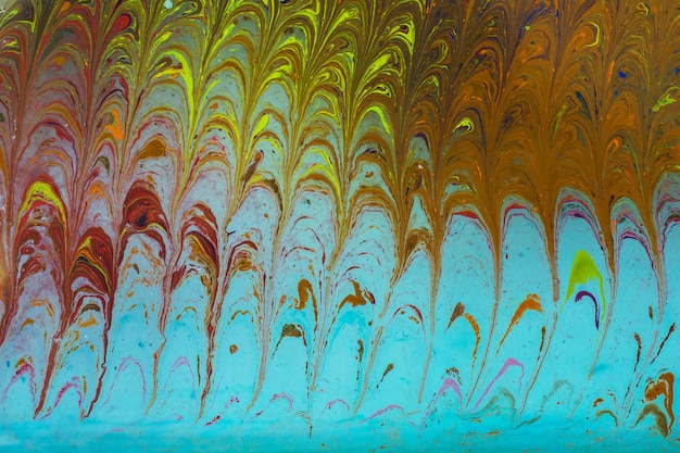 Photo abstract marbling art patterns in paint as background