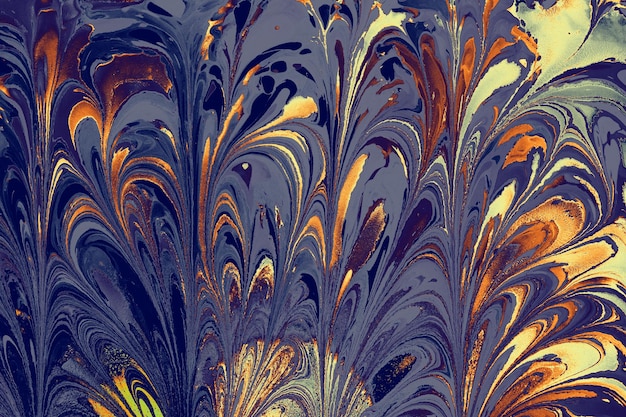 Abstract marbling floral pattern for fabrictile design background texture