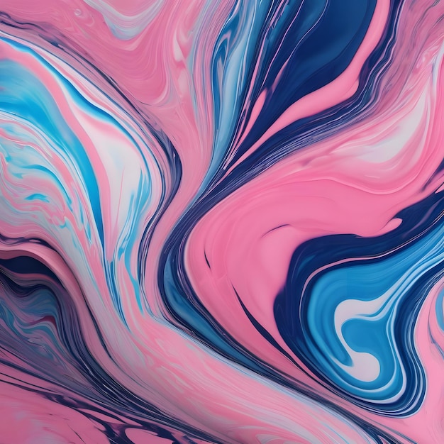 abstract marbling oil acrylic paint background illustration art wallpaper pink blue color liquid