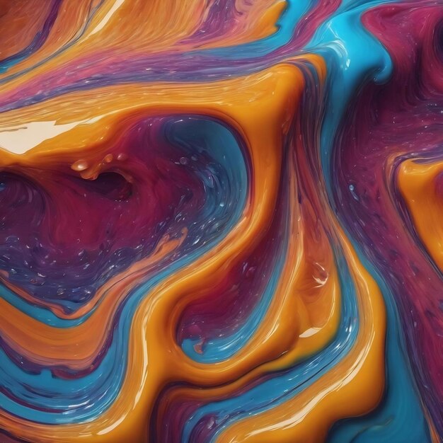 Abstract melting liquid texture