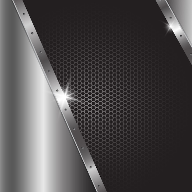 abstract metal background. vector illustration