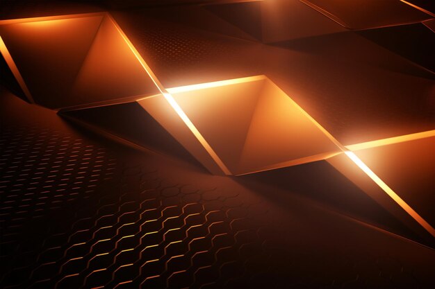 Abstract metal background with light effect