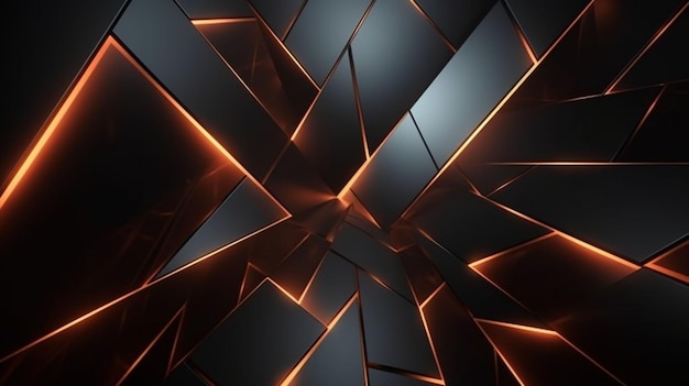 Abstract metal background with light effect