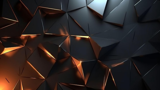 Abstract metal background with light effect