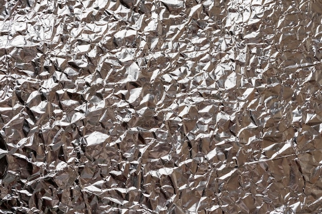 Abstract metal foil background