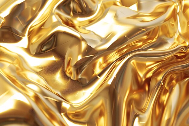 Abstract metal iron liquid gold background