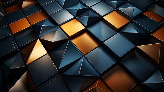 abstract metallic background with golden and black elements