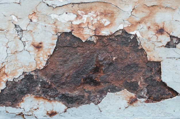 Abstract metallic surface with rust background