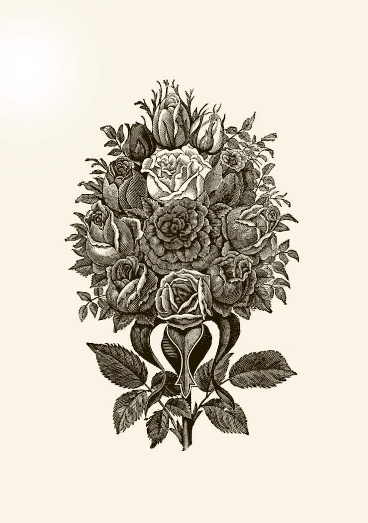 Photo 抽象的な中世紀美術のイラスト