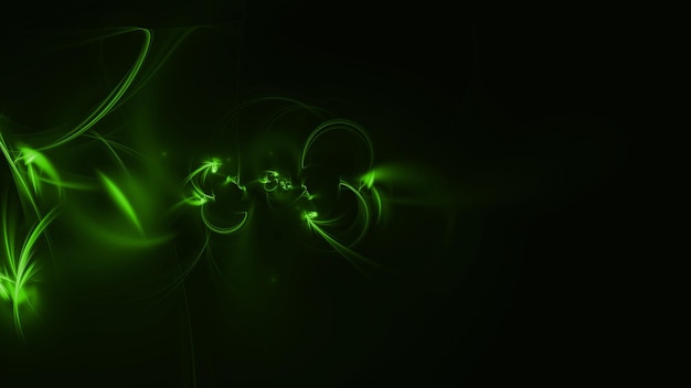 Abstract minimal background with green gradient