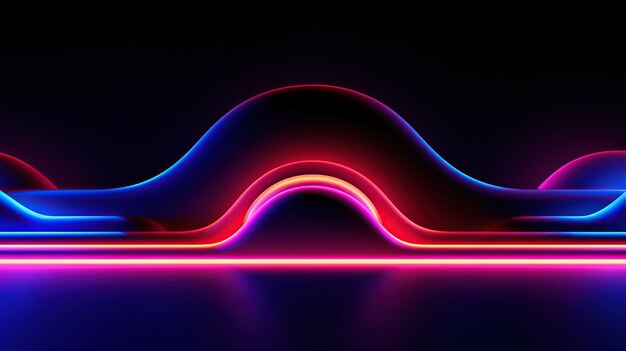 abstract minimal neon background