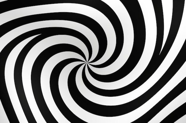 Photo abstract minimalist black and white swirl pattern