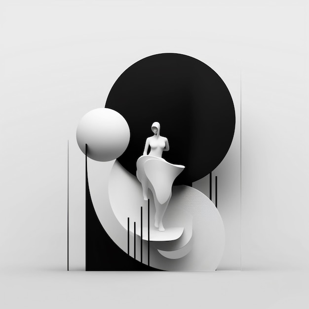 abstract and minimalist design